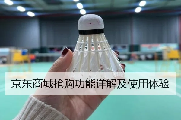 京东商城抢购功能详解及使用体验